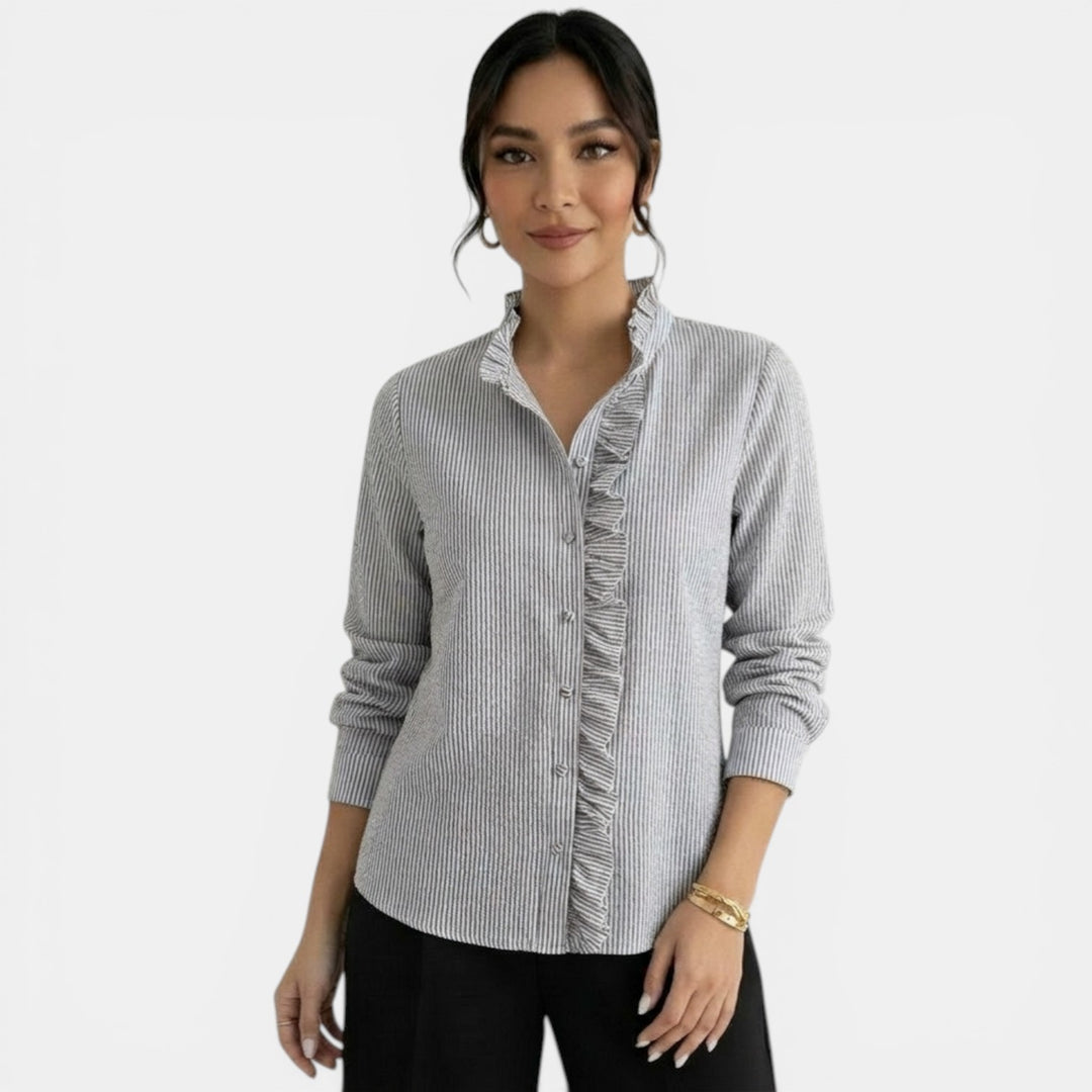 Blusa Rayas Elegante Mujer