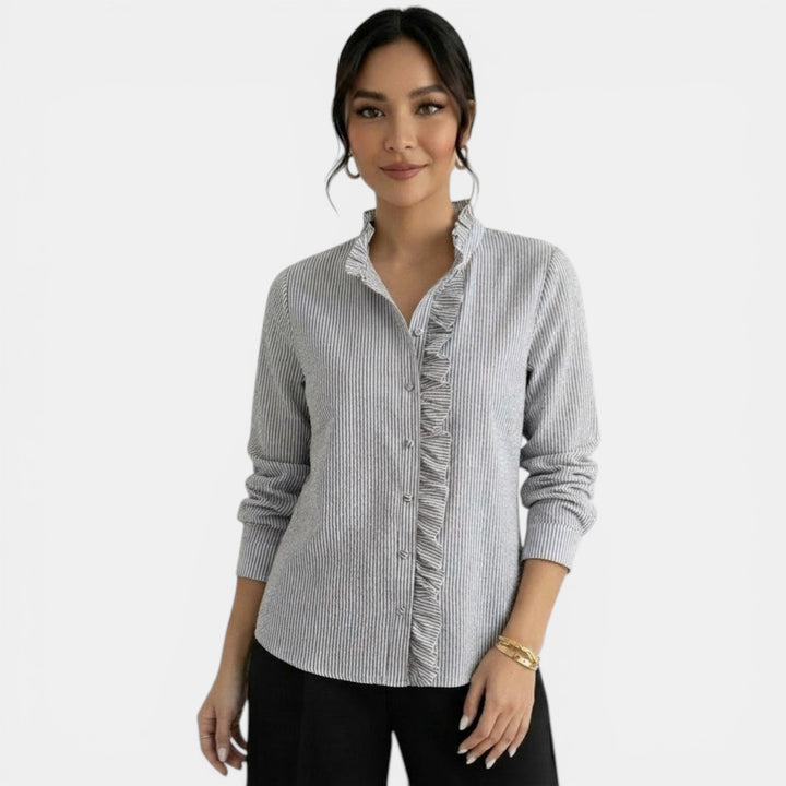 Blusa Rayas Elegante Mujer