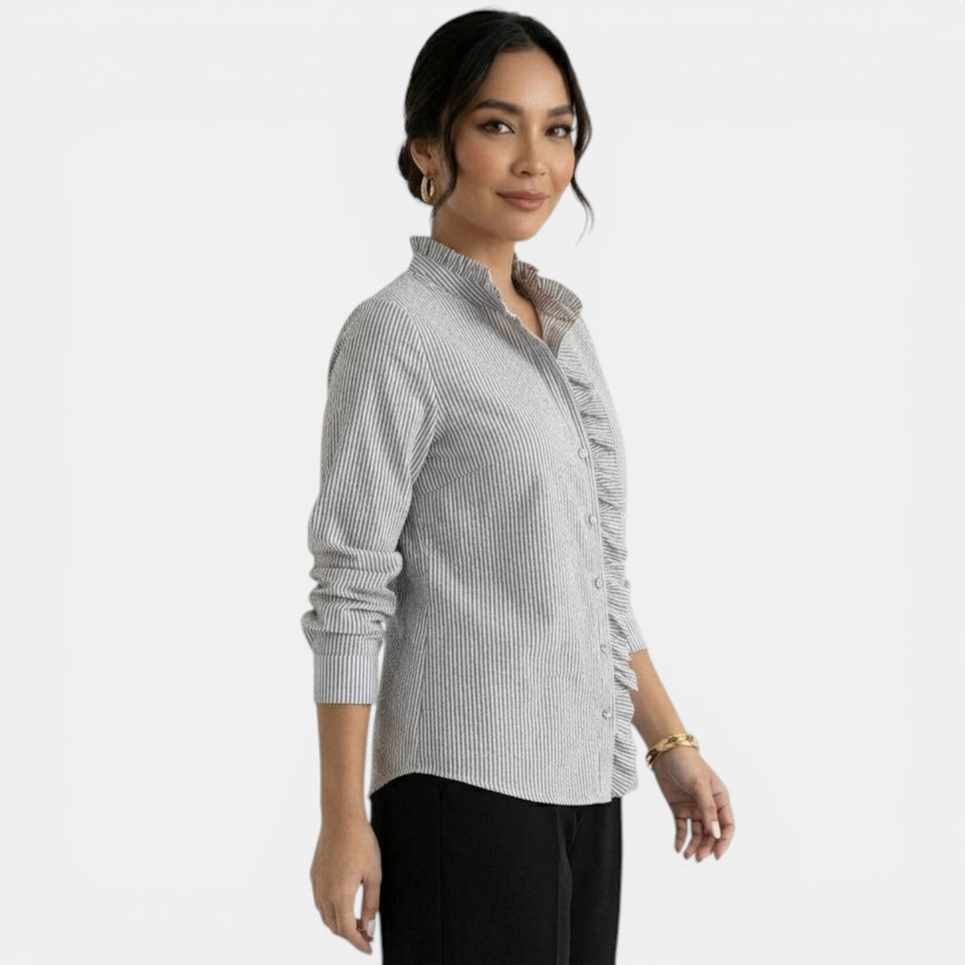 Blusa Rayas Elegante Mujer