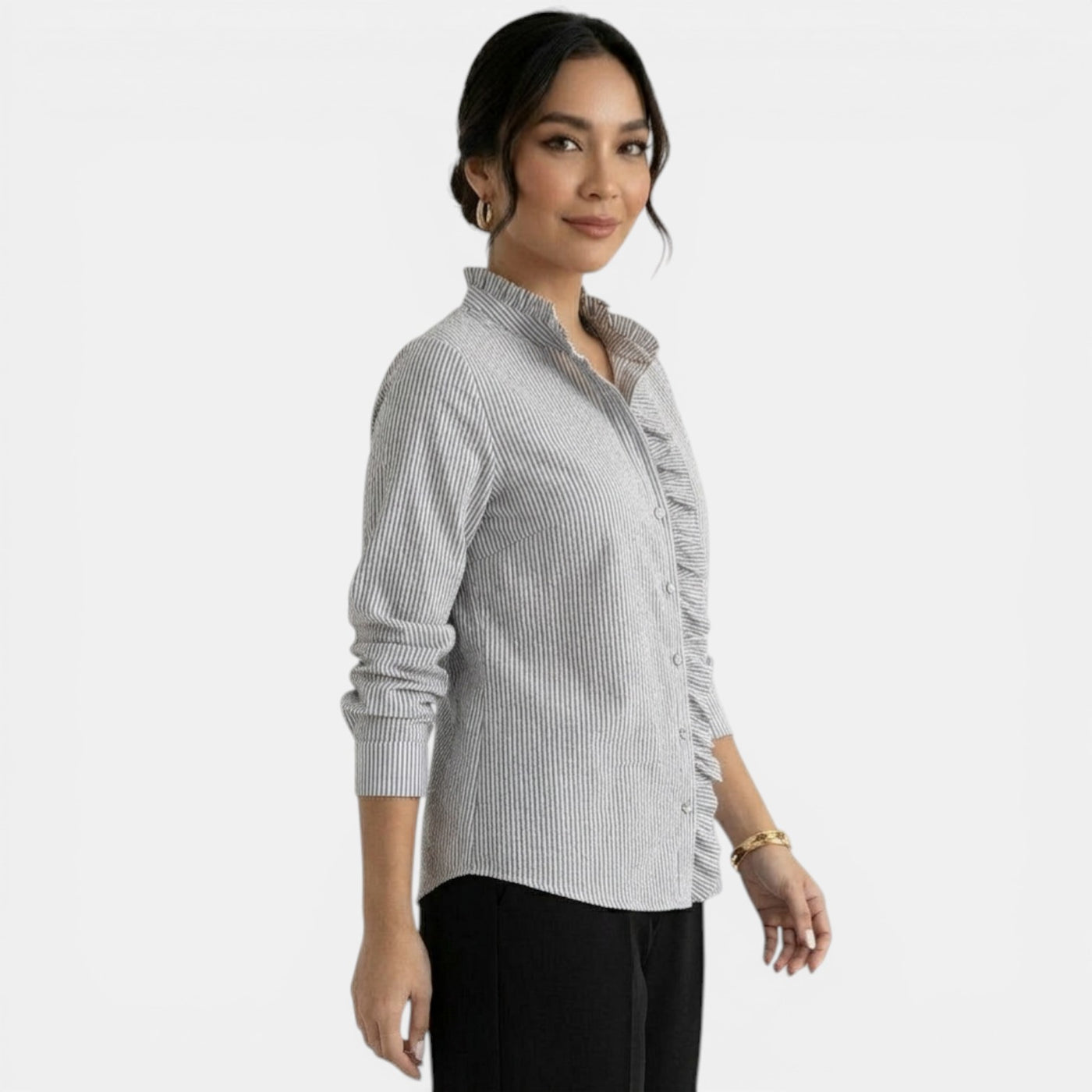 Blusa Rayas Elegante Mujer