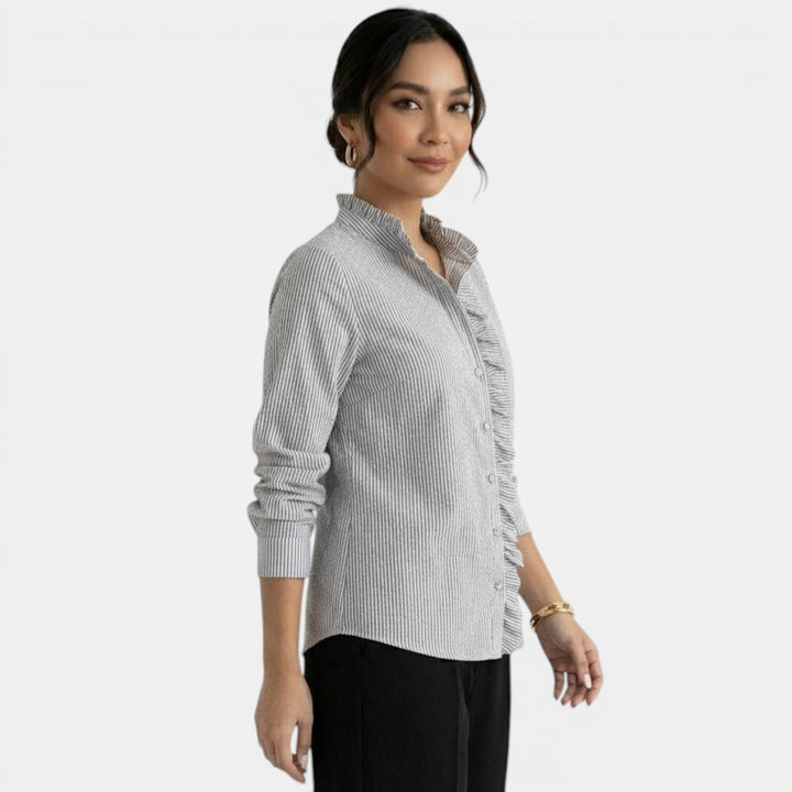 Blusa Rayas Elegante Mujer