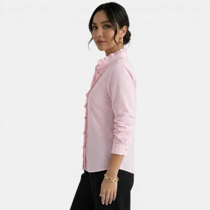 Blusa Rayas Elegante Mujer