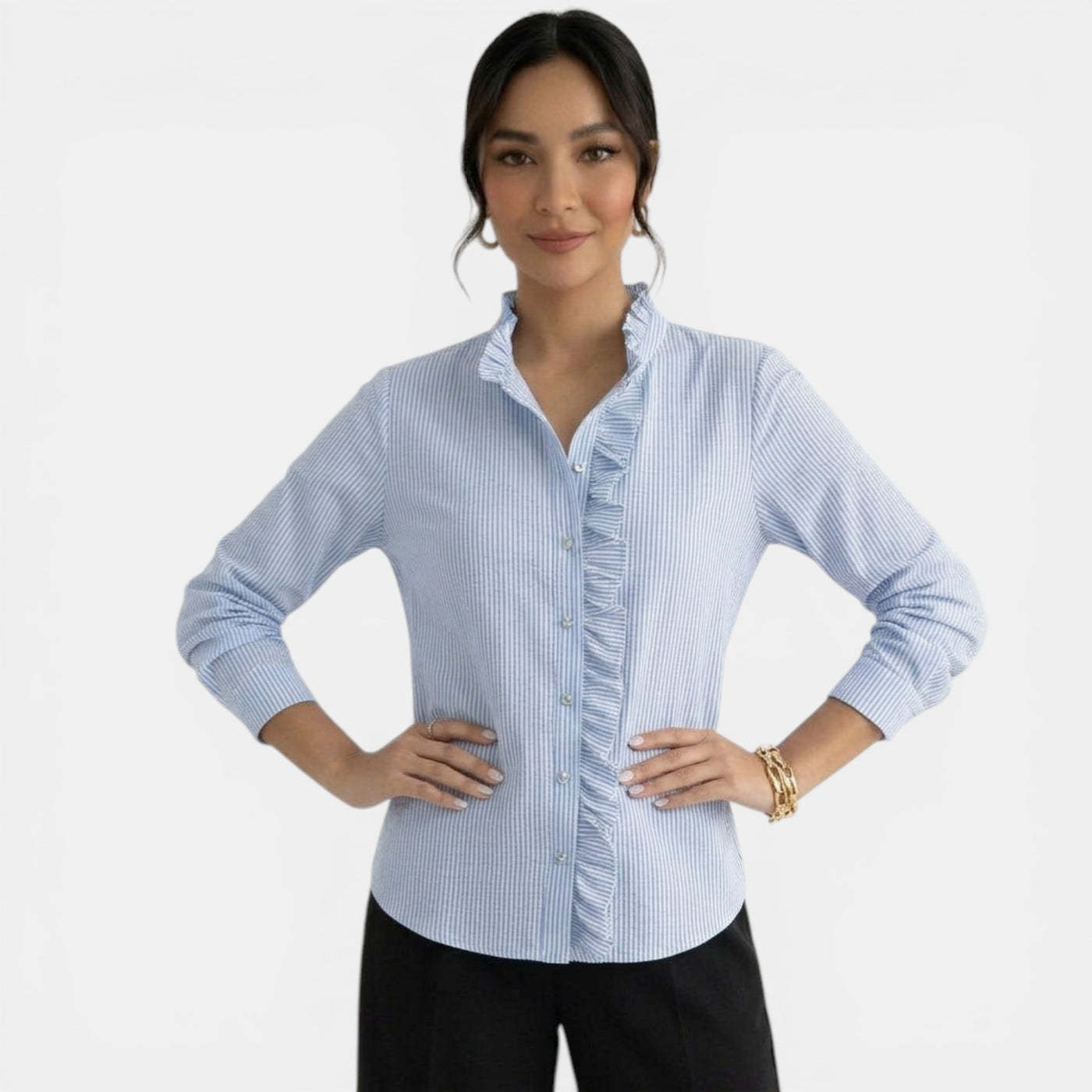 Blusa Rayas Elegante Mujer