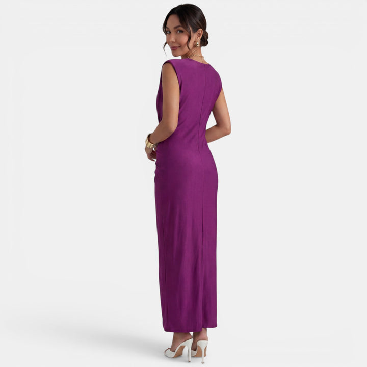 Vestido Largo Ajustado Elegante Mujer