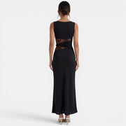 Elegant Women's Lace Maxi Dress