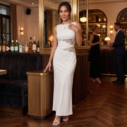 Elegant Women's Lace Maxi Dress