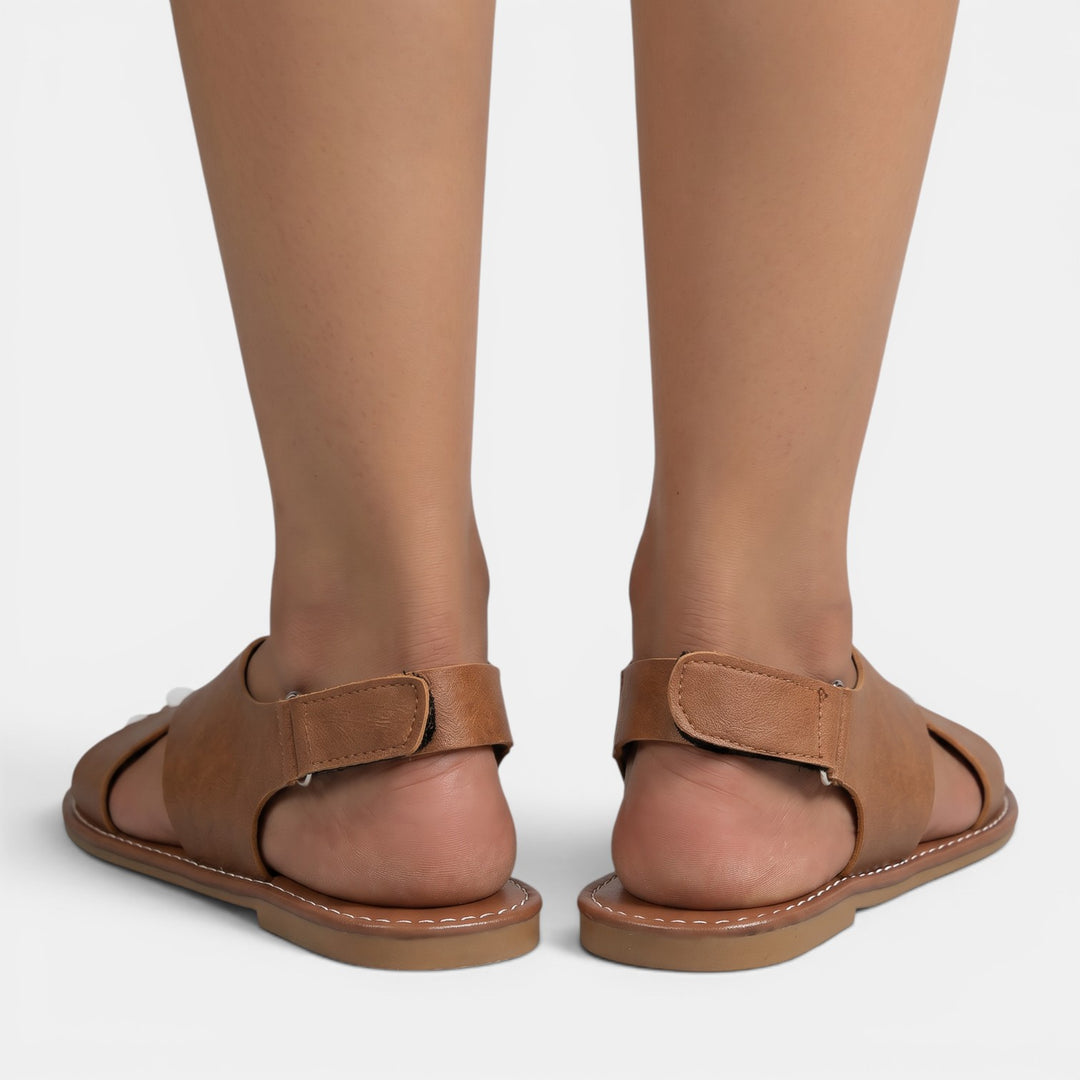 Sandalias Planas Piel Mujer