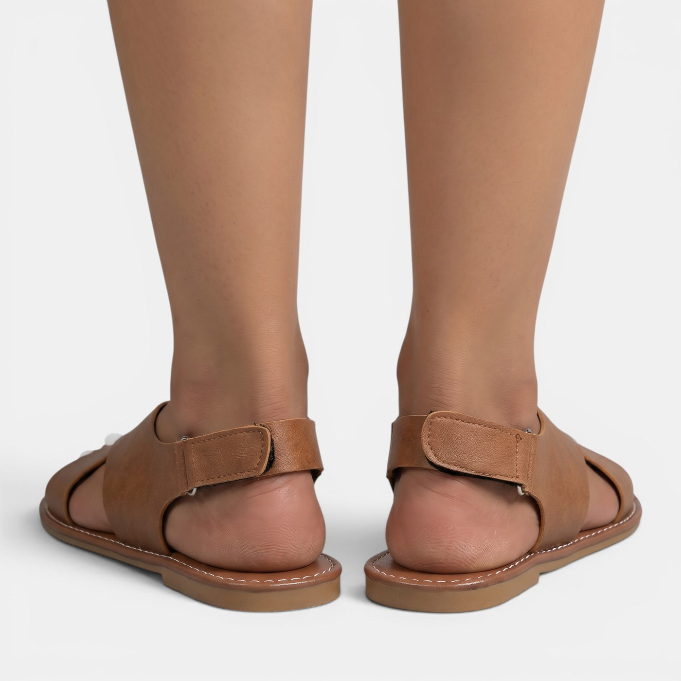 Women's Flat Leather Sandals