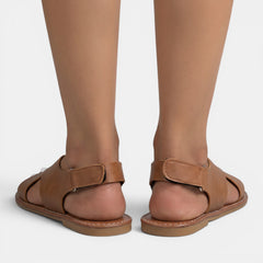 Sandalias Planas Piel Mujer