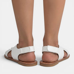 Sandalias Planas Piel Mujer