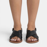 Women's Flat Leather Sandals