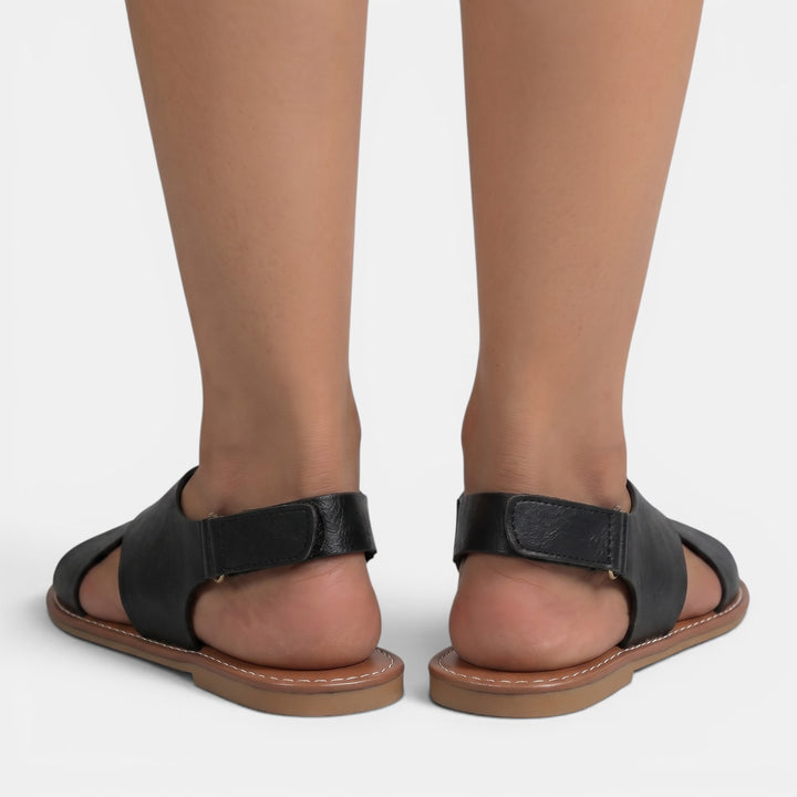 Sandalias Planas Piel Mujer