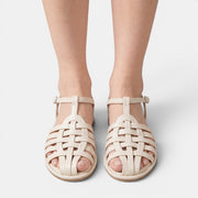Women's Braided Leather Fisherman Sandals