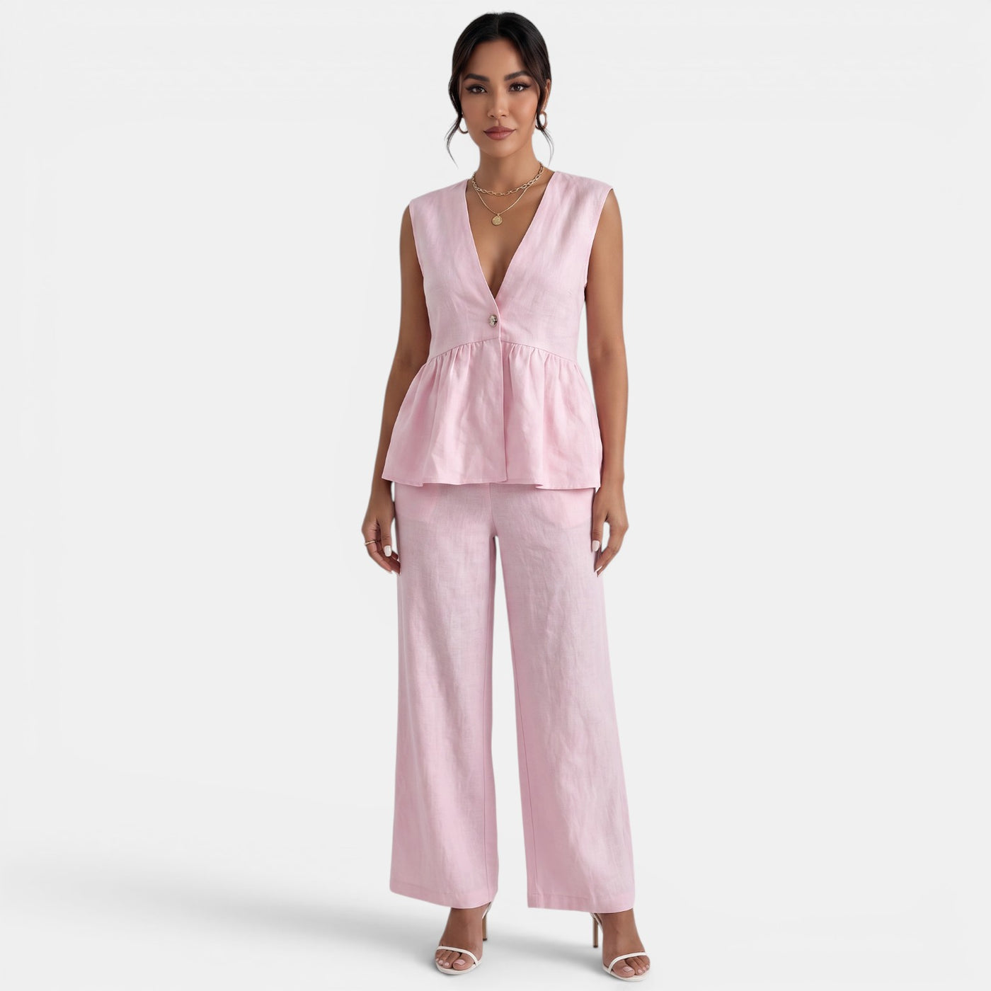 Elegant Linen Set for Women