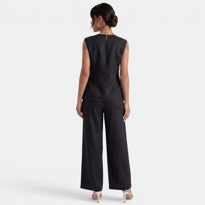 Conjunto Lino Mujer Elegante