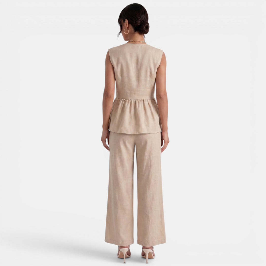 Conjunto Lino Mujer Elegante