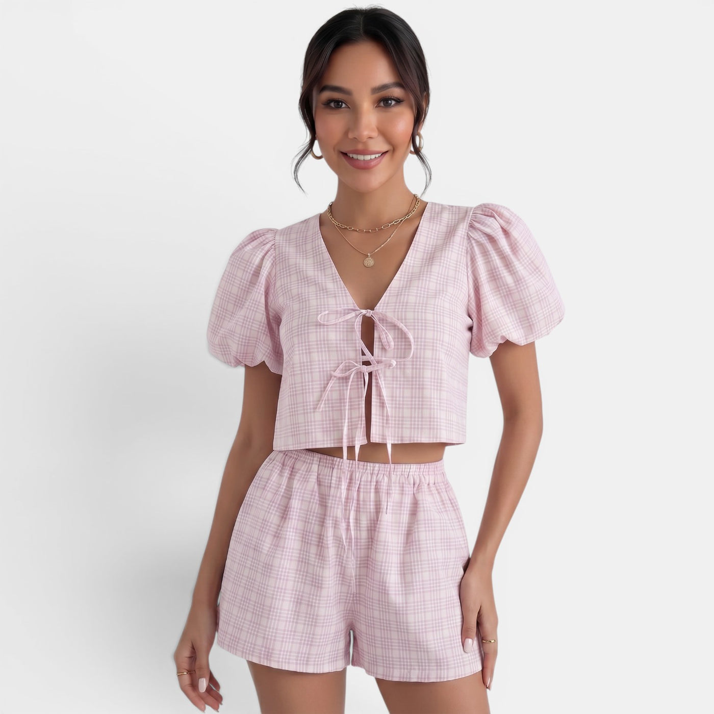 Conjunto Cuadros Mujer Verano
