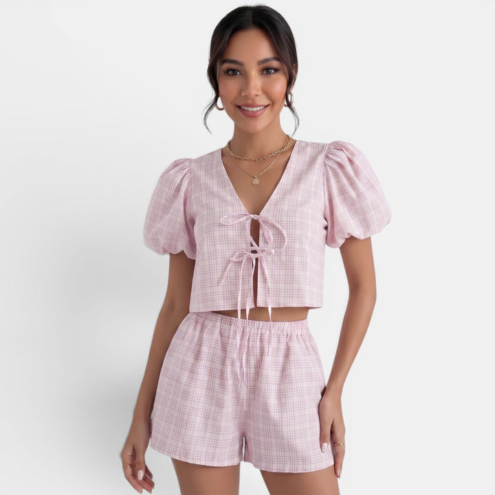 Conjunto Cuadros Mujer Verano
