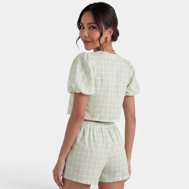 Conjunto Cuadros Mujer Verano