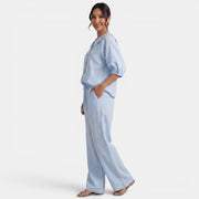 Linen Summer Puff Sleeve Set