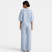 Linen Summer Puff Sleeve Set