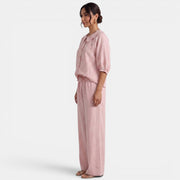 Linen Summer Puff Sleeve Set
