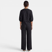 Linen Summer Puff Sleeve Set