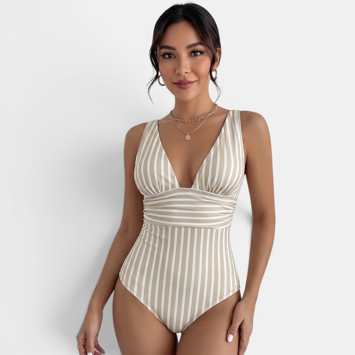 Bañador Mujer Reductor Escote V