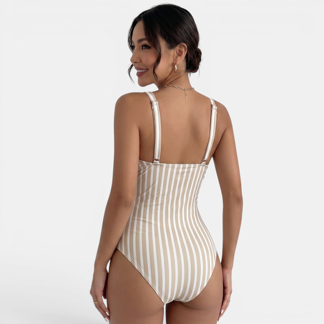 Bañador Mujer Reductor Escote V