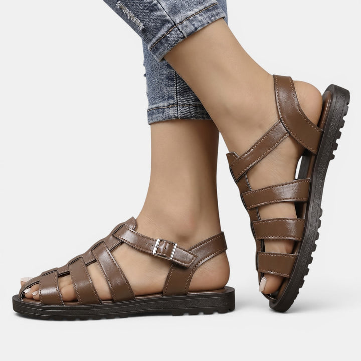 Sandalias Romanas Mujer Piel