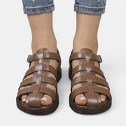 Women's Leather Roman Sandals