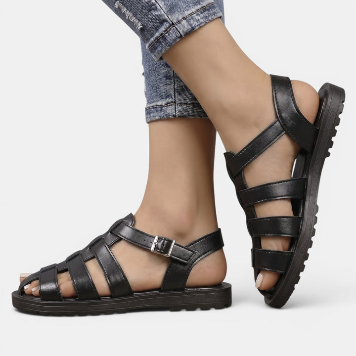Sandalias Romanas Mujer Piel