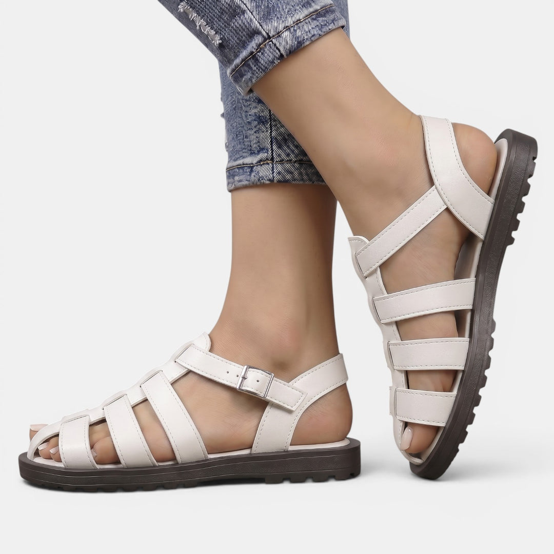 Sandalias Romanas Mujer Piel