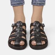 Women's Leather Roman Sandals