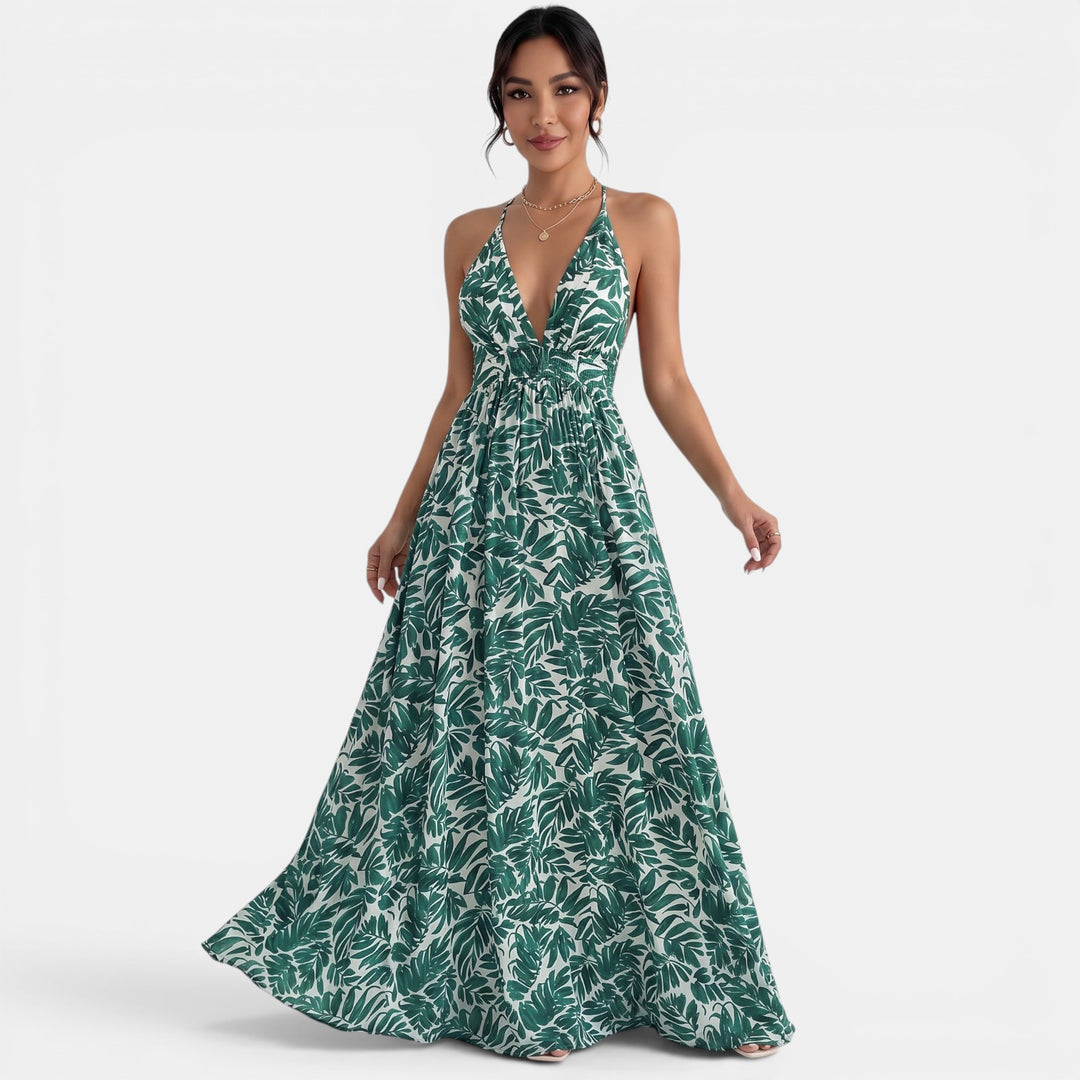 Vestido Largo Verde Verano