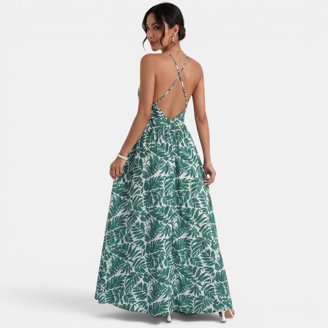 Vestido Largo Verde Verano