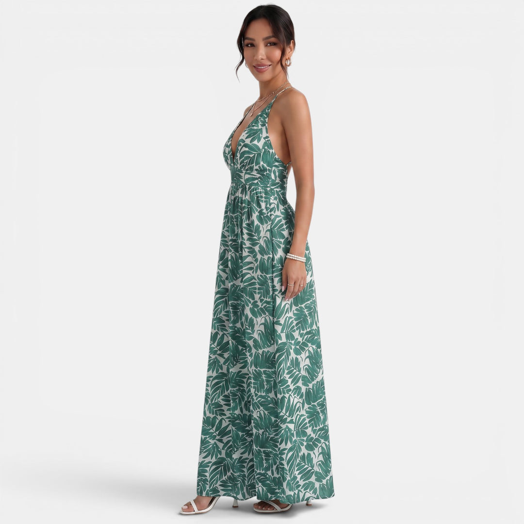 Vestido Largo Verde Verano