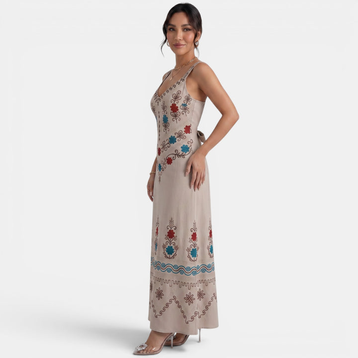 Vestido Playa Beachwear Escote V