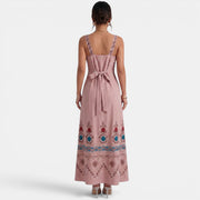 Vestido Playa Beachwear Escote V