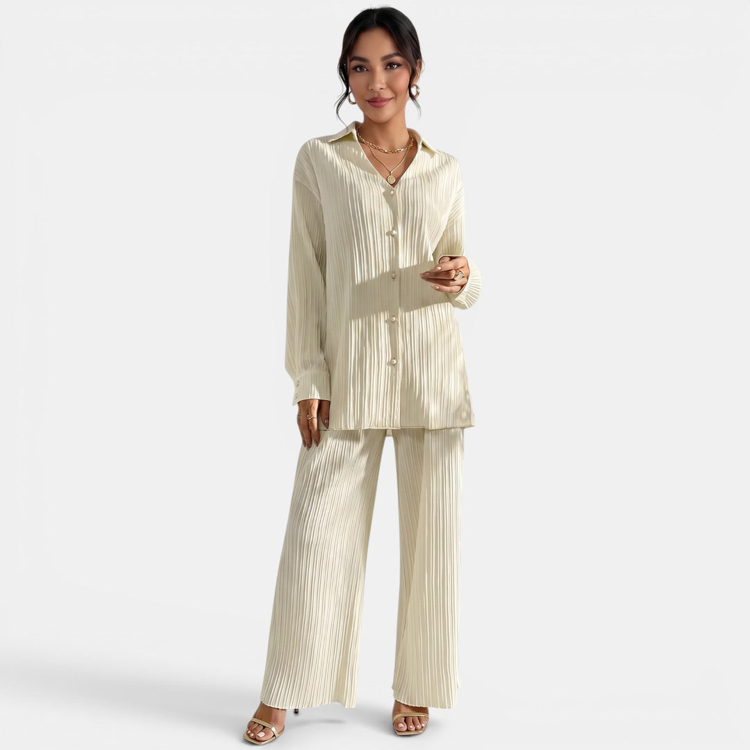 Conjunto Verano Pantalón Ancho Mujer