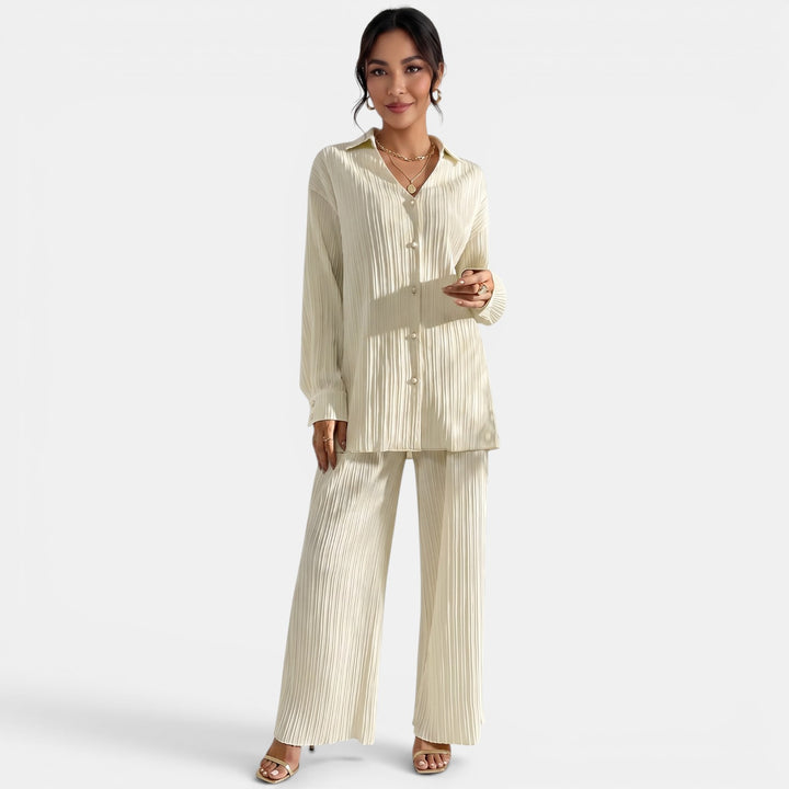 Conjunto Verano Pantalón Ancho Mujer
