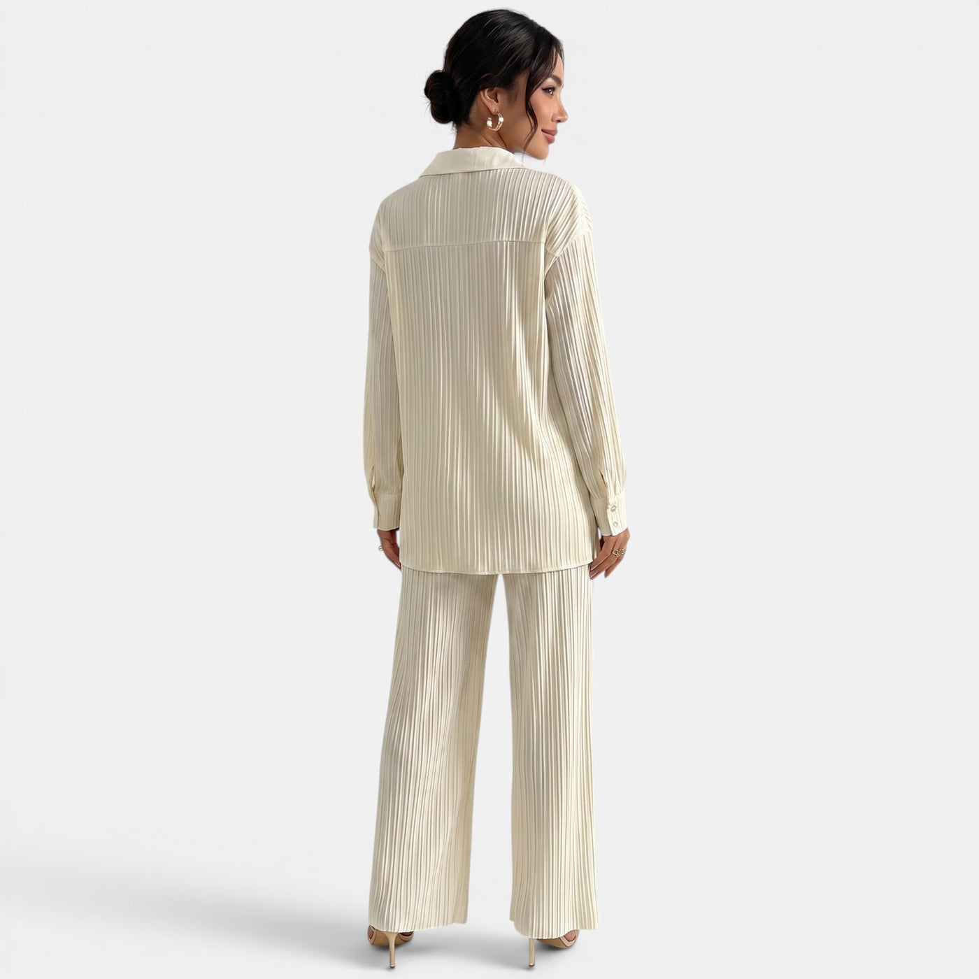 Women's Summer Wide Leg Trouser Set