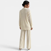 Women's Summer Wide Leg Trouser Set