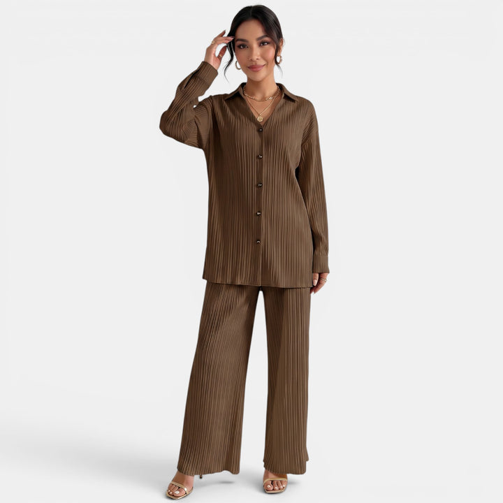 Conjunto Verano Pantalón Ancho Mujer