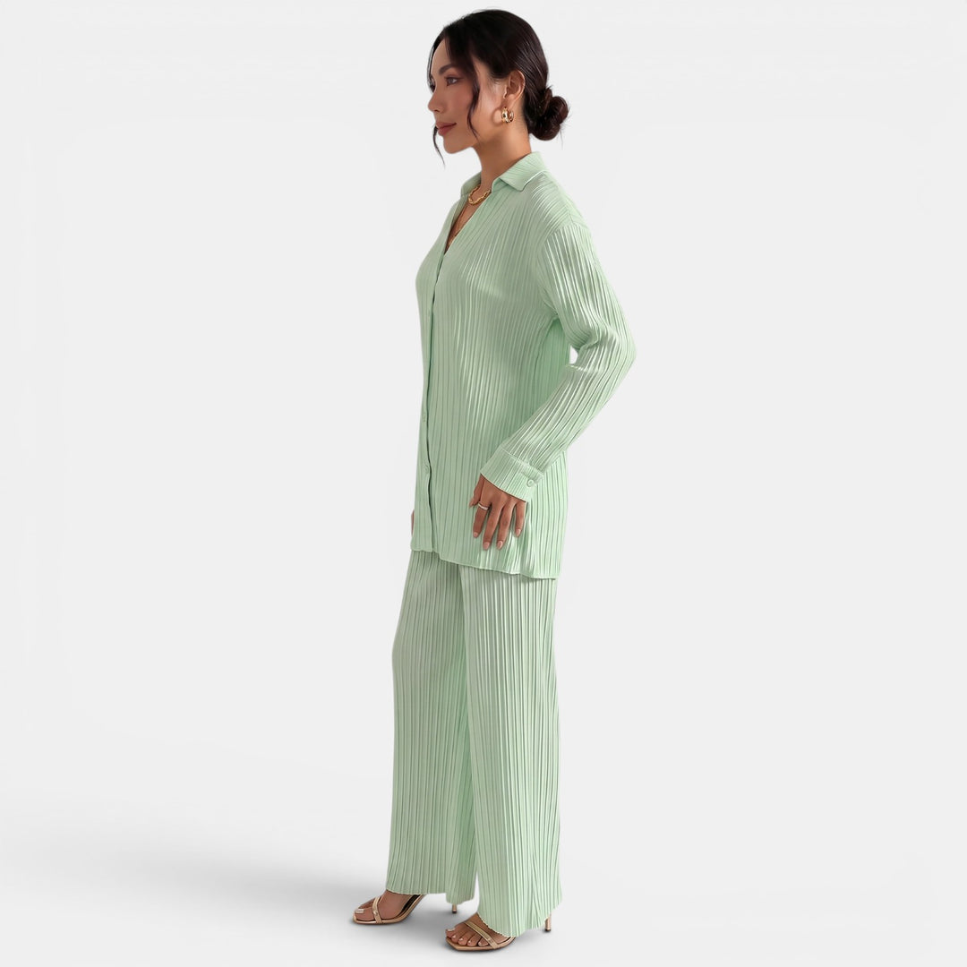 Conjunto Verano Pantalón Ancho Mujer
