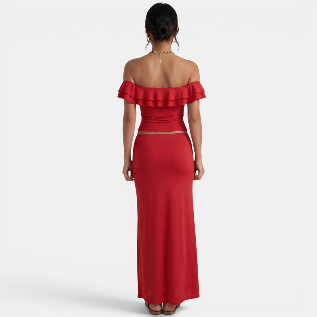 Conjunto Verano Rojo Playa