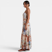 Multicolor Lace Long Summer Dress