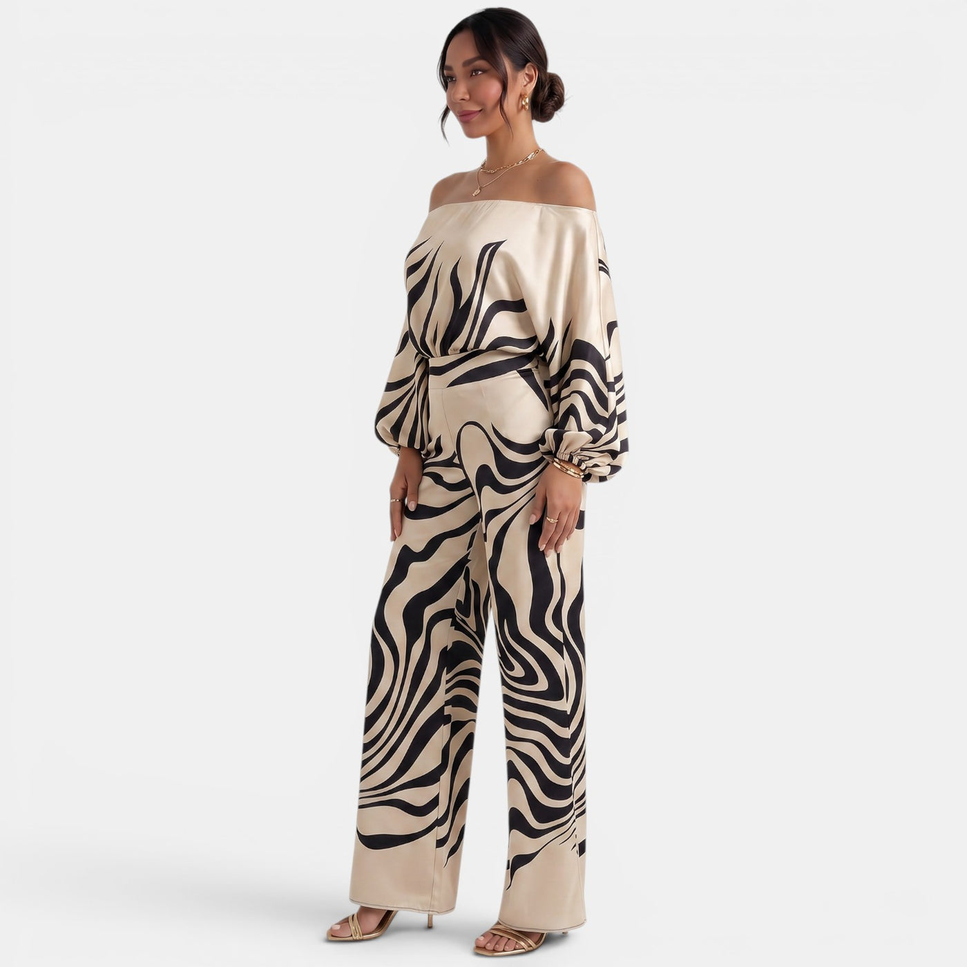Conjunto Palazzo Estampado Verano