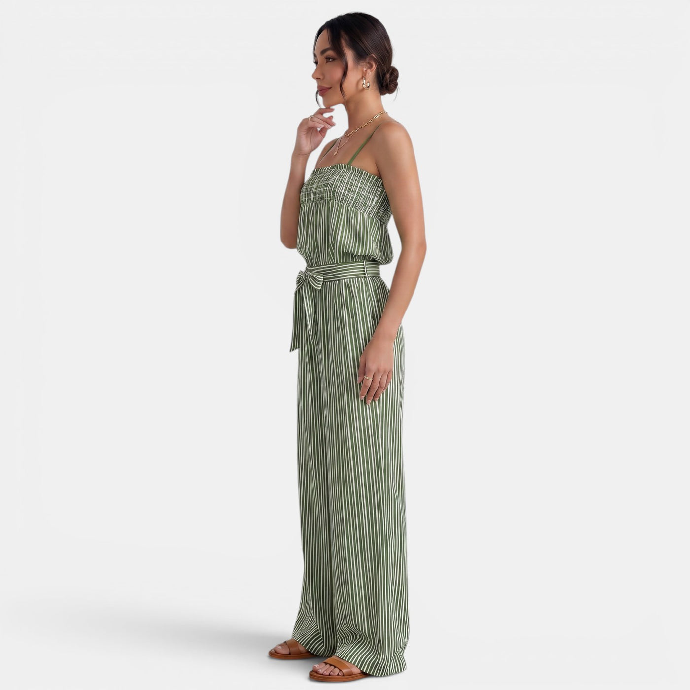Women's Striped Summer Set