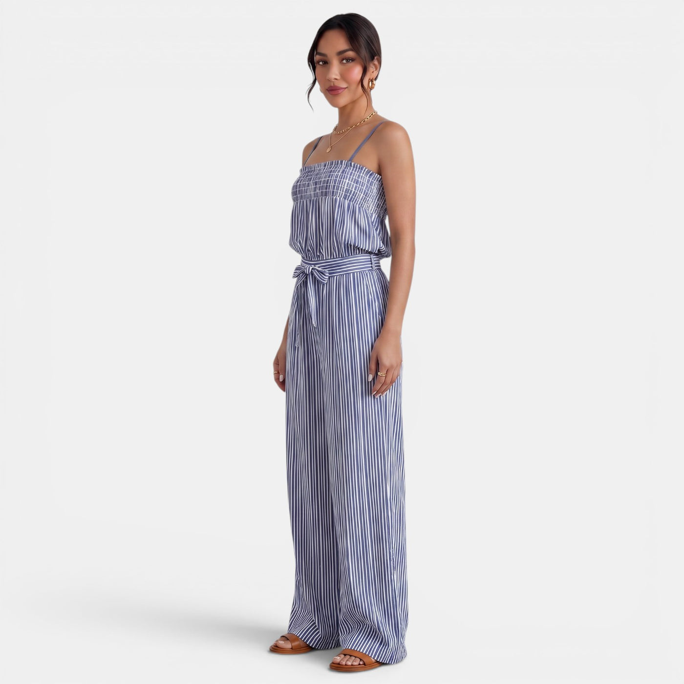 Women's Striped Summer Set